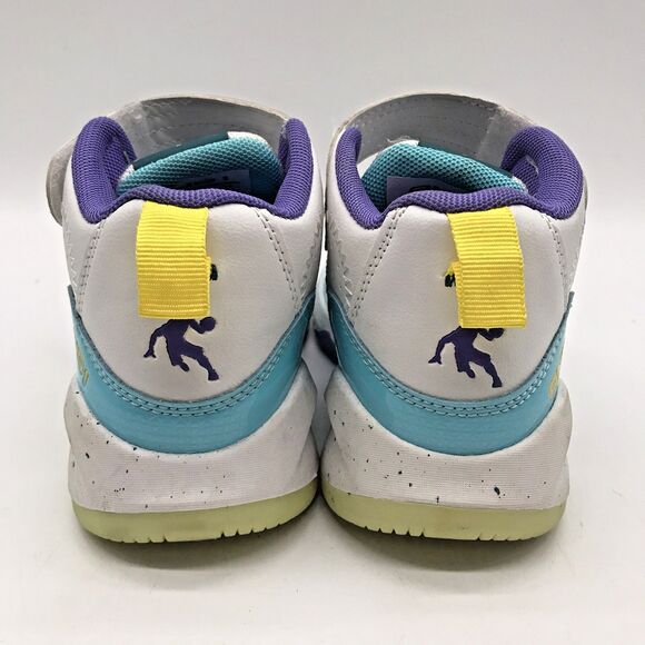 AND1 White Glow In The Dark Sneakers Youth 13 Hook & Loop Basketball Shoes - Picture 5 of 13